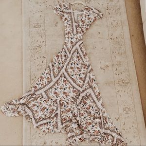 Lulu’s Floral Wrap Maxi Dress